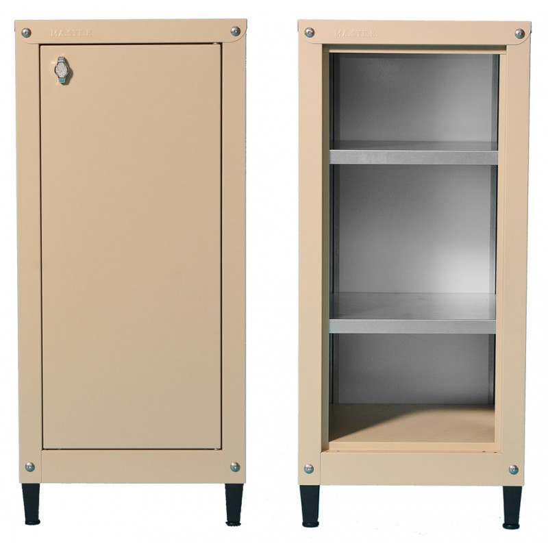 Mobile in metallo H90 x L40 beige tutto piani