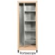Mobile in metallo H 155 x L 60 tutto portascope per esterno zincoplastificati