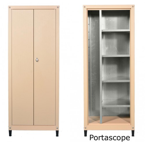 Mobile in metallo H 155 x L 60 portascope per esterno zincoplastificati