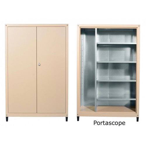 Mobile in metallo H 155 x L 100 portascope per esterno zincoplastificati