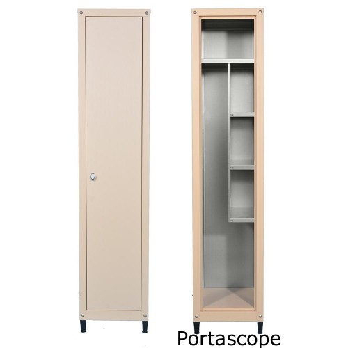 Mobile in metallo H 185 x L 40 portascope per esterno zincoplastificati