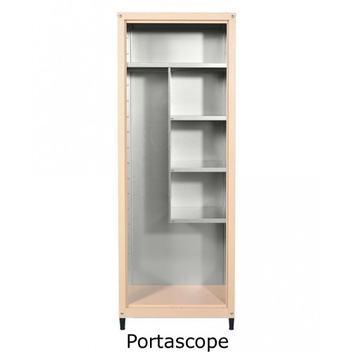 Mobile in metallo H 185 x L 70 portascope per esterno zincoplastificati