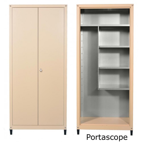 Mobile in metallo H 185 x L 80 portascope per esterno zincoplastificati