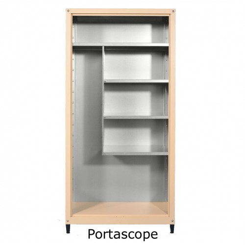 Mobile in metallo H 185 x L 90 portascope per esterno zincoplastificati