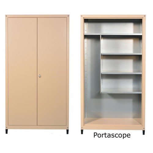Mobile in metallo H 185 x L 100 portascope per esterno zincoplastificati
