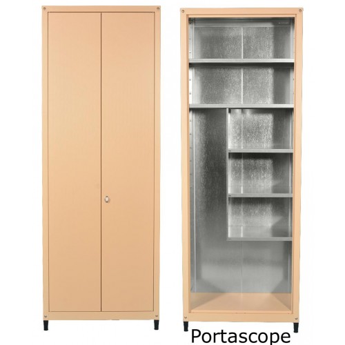 Mobile in metallo H 220 x L 80 portascope per esterno zincoplastificati