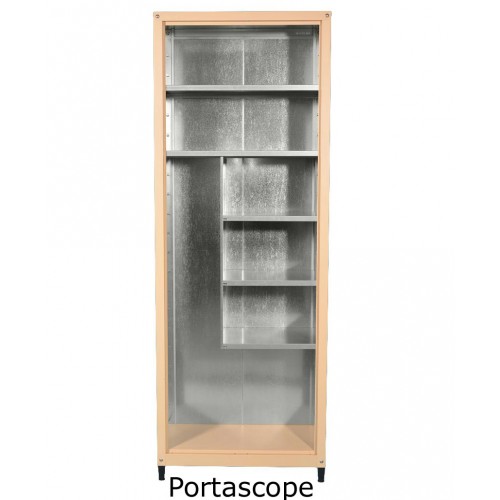 Mobile in metallo H 220 x L 80 portascope per esterno zincoplastificati