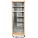 Mobile in metallo H 220 x L 80 portascope per esterno zincoplastificati
