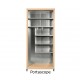 Mobile in metallo H 220 x L 100 portascope per esterno zincoplastificati