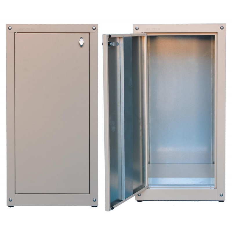 Mobile in metallo H 90 x L 45 x P 45 portabombole per esterno zincoplastificati