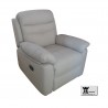 Poltrona relax manuale reclinabile tessuto modello Leone