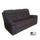 Poltrona relax manuale reclinabile tessuto modello Leone