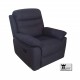 Poltrona relax manuale reclinabile tessuto modello Leone