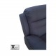 Poltrona relax manuale reclinabile tessuto modello Leone