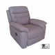 Poltrona relax manuale reclinabile tessuto modello Leone