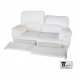 Divano 2 posti Relax 2 recliner totali in ecopelle morbida