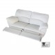 Divano 2 posti Relax 2 recliner totali in ecopelle morbida