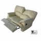 Divano 2 posti Relax 2 recliner totali in ecopelle morbida