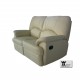Divano 2 posti Relax 2 recliner totali in ecopelle morbida