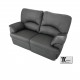 Divano 2 posti Relax 2 recliner totali in ecopelle morbida