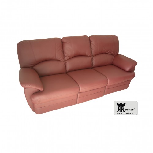 Divano 3 posti Relax 2 recliner totali in  tessuto modello Luca