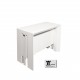 Tavolo consolle allungabile modello Giada Bianco Lucido