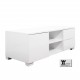 Porta TV madia salotto soggiorno laccato lucido bianco modello Adam