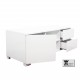 Porta TV madia salotto soggiorno laccato lucido bianco modello Adam