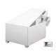 Porta TV madia salotto soggiorno laccato lucido bianco modello Adam