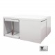 Tavolino salotto soggiorno legno laccato lucido bianco con 4 sgabelli modello Yuri