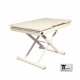 Tavolo saliscendi allungabile vetro tavolo salotto modello Jordan Extra White