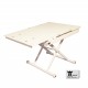 Tavolo saliscendi allungabile vetro tavolo salotto modello Jordan Extra White
