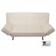 Divano letto in ecopelle click clack modello Marcy