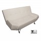 Divano letto in ecopelle click clack modello Marcy