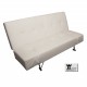 Divano letto in ecopelle click clack modello Marcy