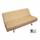 Divano letto in ecopelle click clack modello Marcy