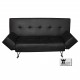 Divano letto in ecopelle click clack modello Marcy