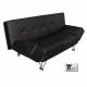 Divano letto in ecopelle click clack modello Marcy