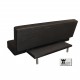 Divano letto in ecopelle click clack modello Marcy