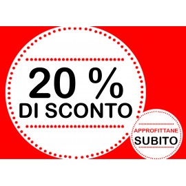 SCONTO 20%
